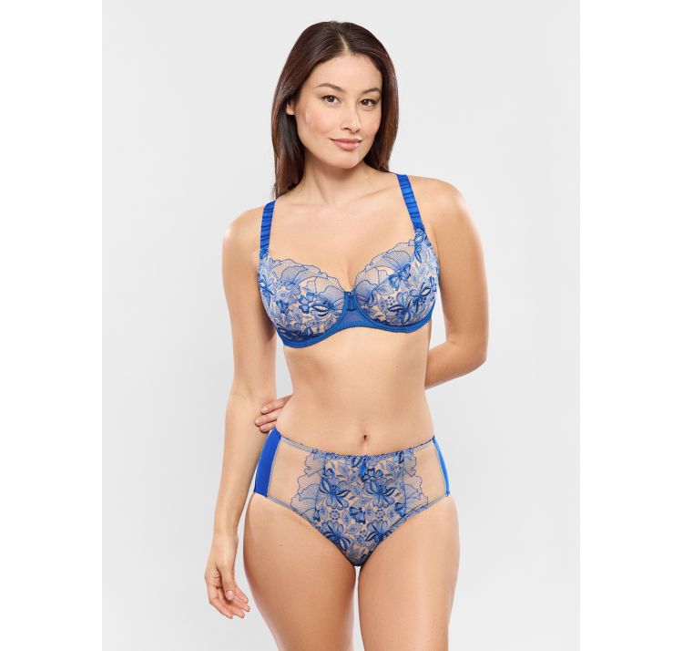 EMPREINTE agathe koronkowy biustonosz na fiszbinie low-necked bra