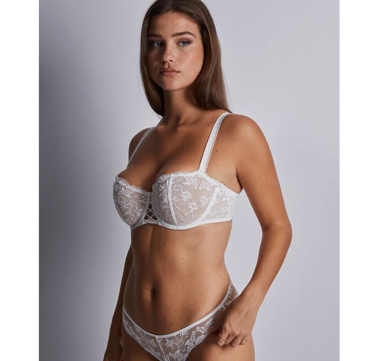 AUBADE PARIS kiss of love  koronkowy biustonosz half-cup