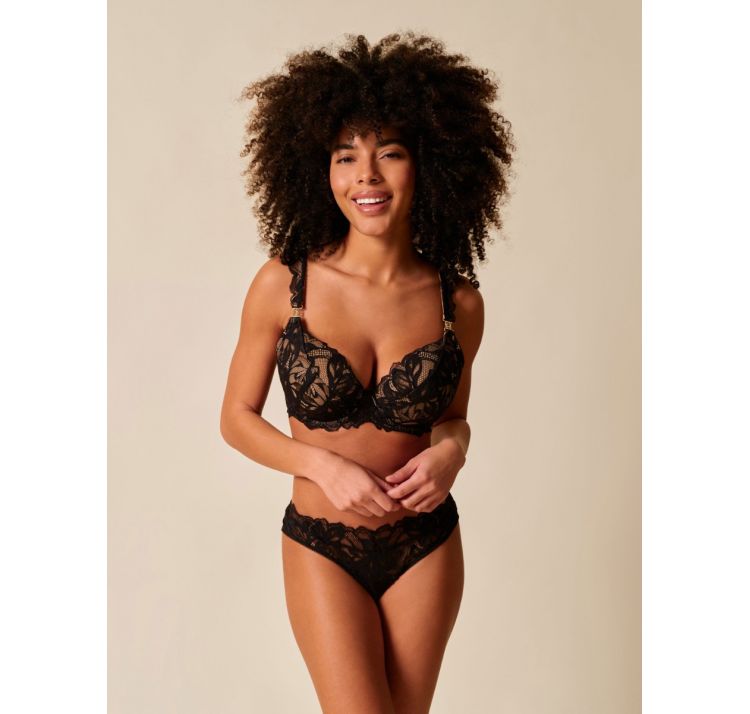 GOSSARD lace soiree koronkowe figi brazylijskie