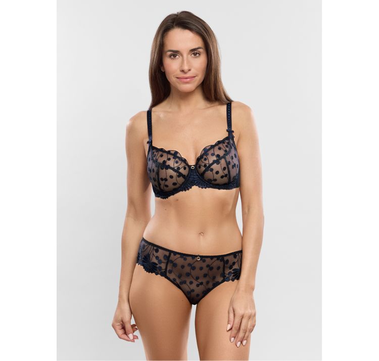 EMPREINTE tess koronkowy biustonosz na fiszbinie low-necked bra