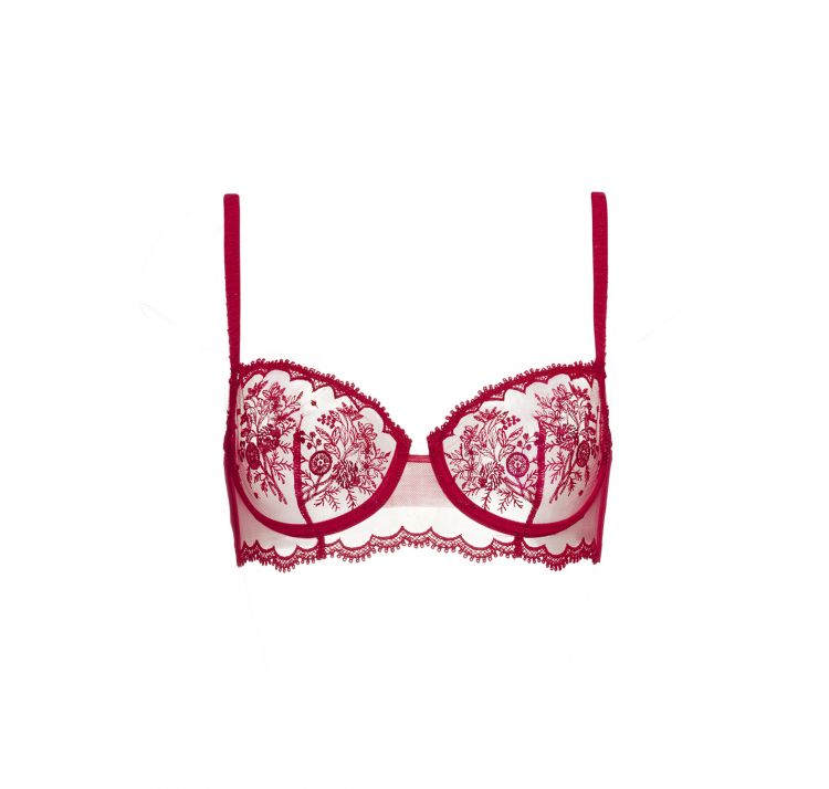 SIMONE PERELE intrigue koronkowy biustonosz balkonetka half-cup