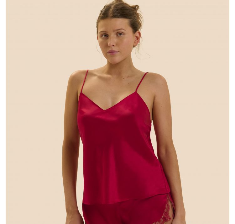 SIMONE PERELE love me jedwabny top