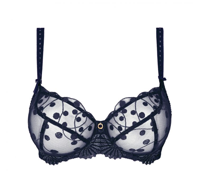 EMPREINTE tess koronkowy biustonosz na fiszbinie low-necked bra