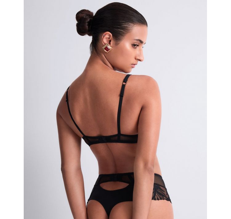 AUBADE PARIS sweet euphoria koronkowe majtki z pasem do poŃczoch