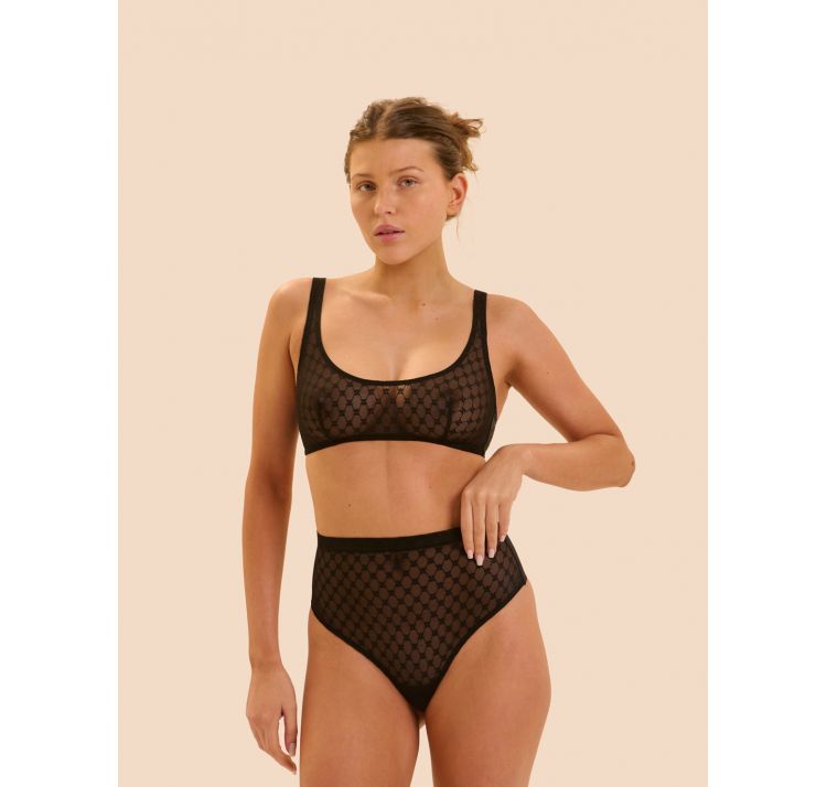SIMONE PERELE plume lekko modelujĄce wysokie stringi