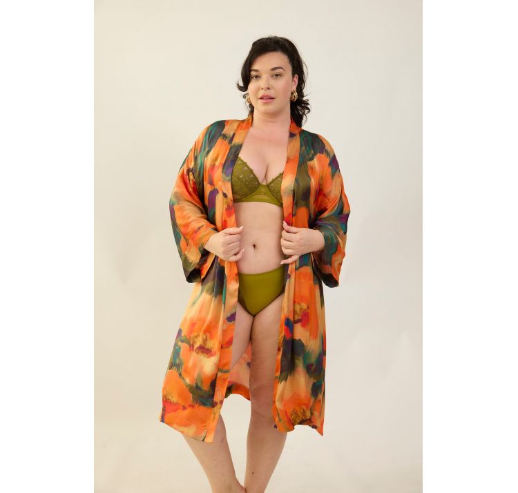 MAISON LEJABY paradise wiskozowe kimono