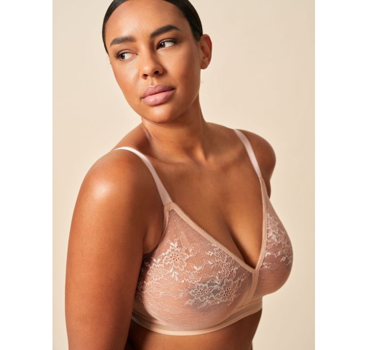 GOSSARD glossies lace koronkowy biustonosz bez fiszbin