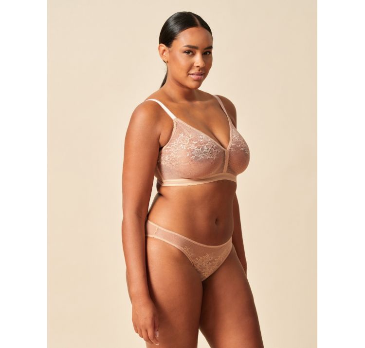 GOSSARD glossies lace koronkowy biustonosz bez fiszbin