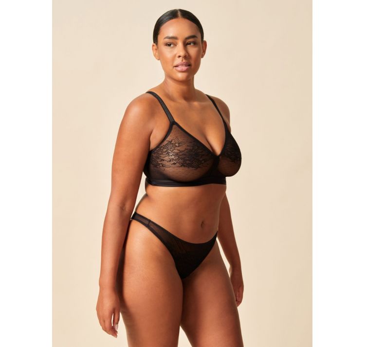 GOSSARD glossies lace koronkowy biustonosz bez fiszbin