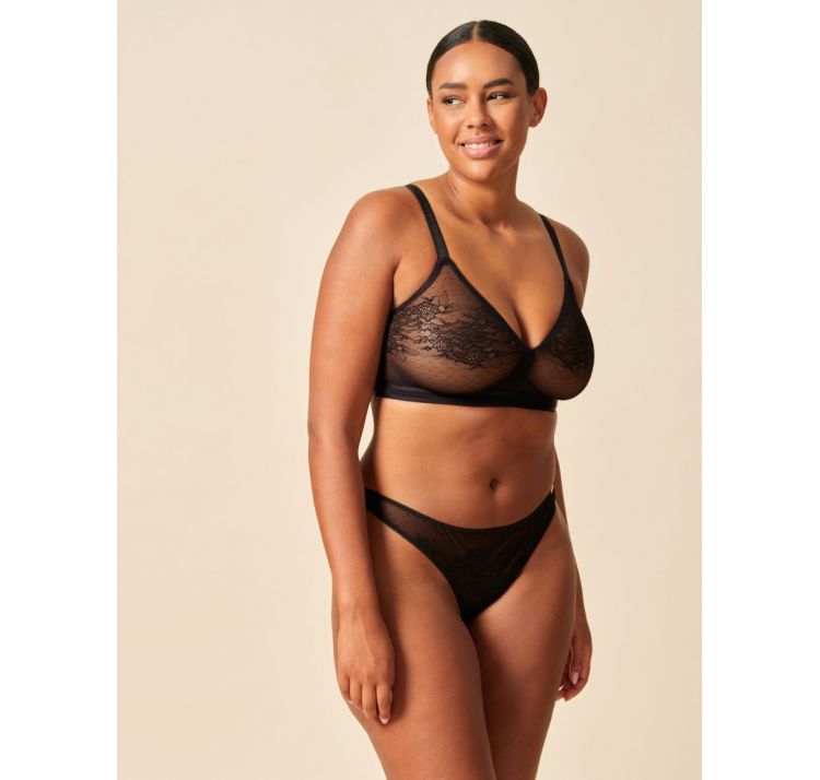 GOSSARD glossies lace koronkowy biustonosz bez fiszbin