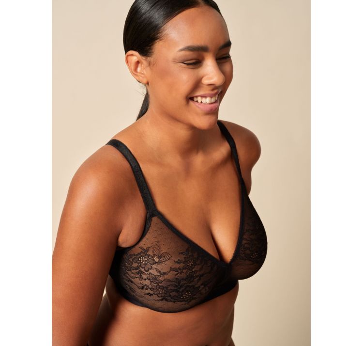 GOSSARD glossies lace koronkowy biustonosz bez fiszbin