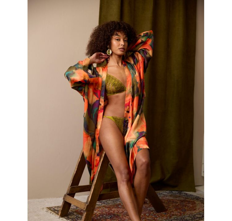 MAISON LEJABY paradise wiskozowe kimono