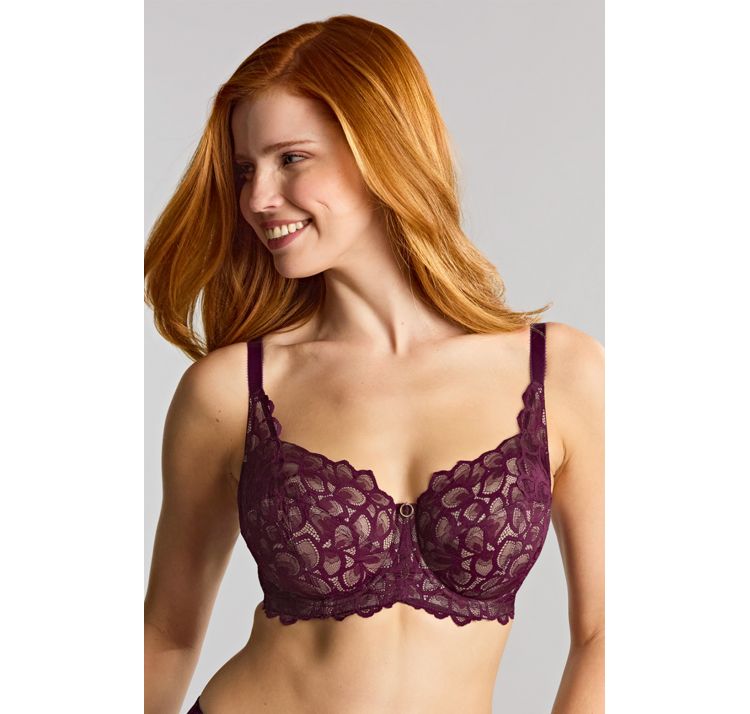 PANACHE allure koronkowy biustonosz full cup