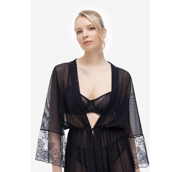 MARC&ANDRE dynasty przezroczyste kimono z koronkĄ