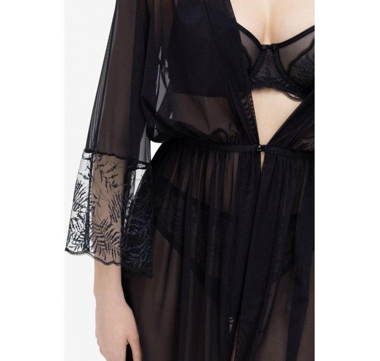 MARC&ANDRE dynasty przezroczyste kimono z koronkĄ