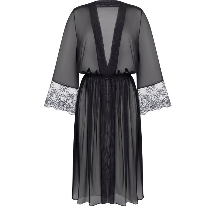 MARC&ANDRE dynasty przezroczyste kimono z koronkĄ