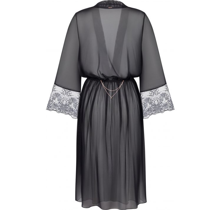 MARC&ANDRE dynasty przezroczyste kimono z koronkĄ