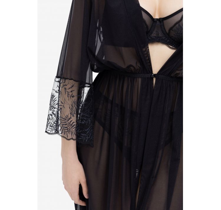 MARC&ANDRE dynasty przezroczyste kimono z koronkĄ