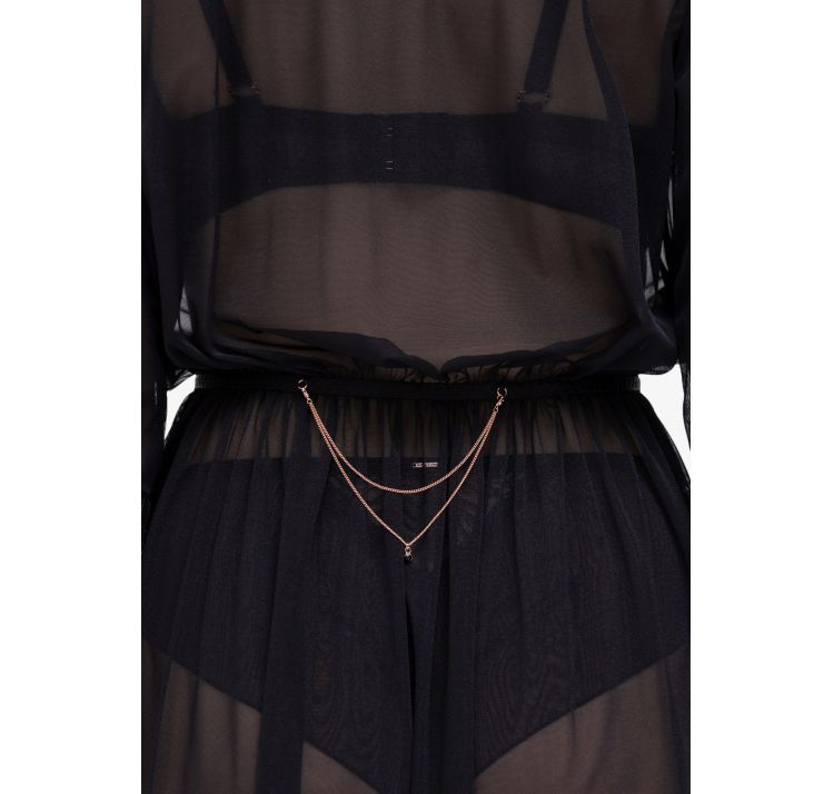 MARC&ANDRE dynasty przezroczyste kimono z koronkĄ