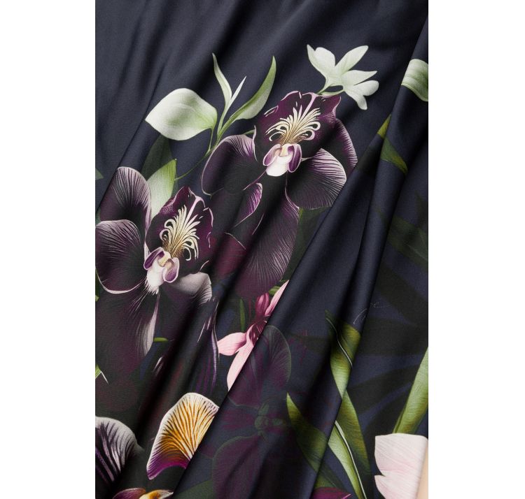 MARC&ANDRE orchid jedwabna koszula na szerokich ramiĄczkach
