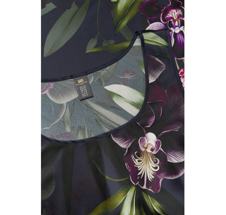 MARC&ANDRE orchid jedwabna koszula na szerokich ramiĄczkach