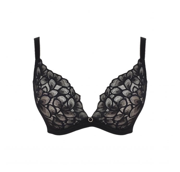 PANACHE allure koronkowy biustonosz demi plunge
