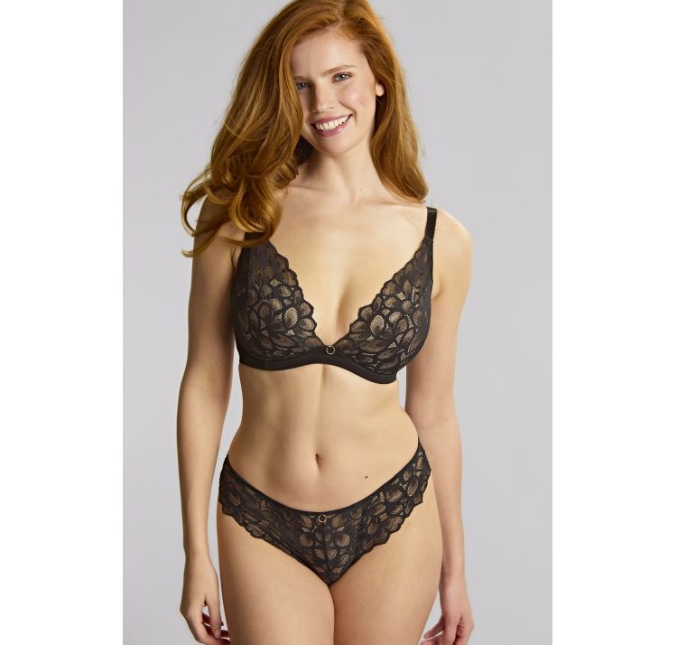 PANACHE allure koronkowy biustonosz demi plunge