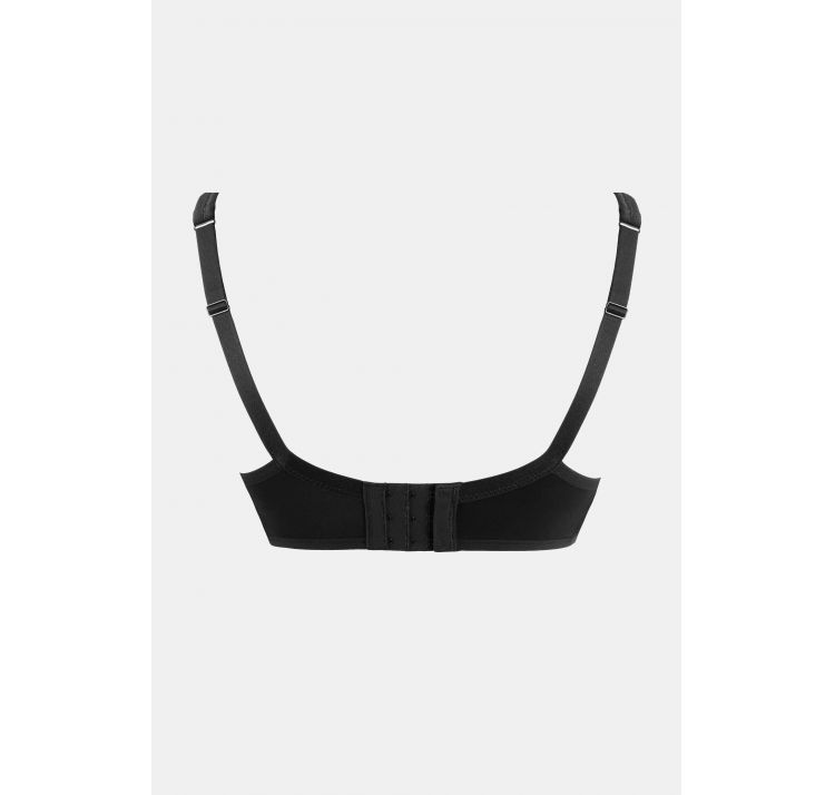 MAISON LEJABY nufit stardust tiulowy biustonosz plunge z haftem