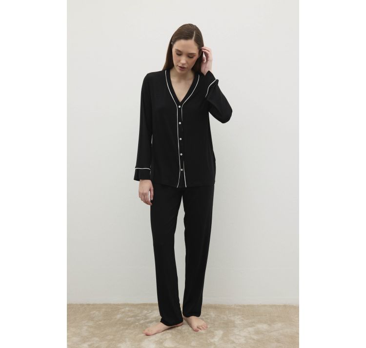 GOLDENBAY oleander rozpinana piŻama 95% tencel