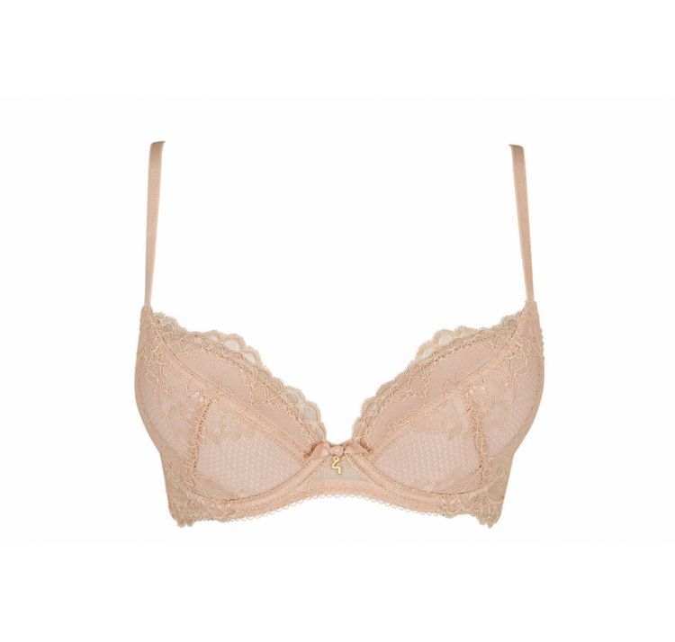 GOSSARD superboost lace koronkowy usztywniany biustonosz plunge