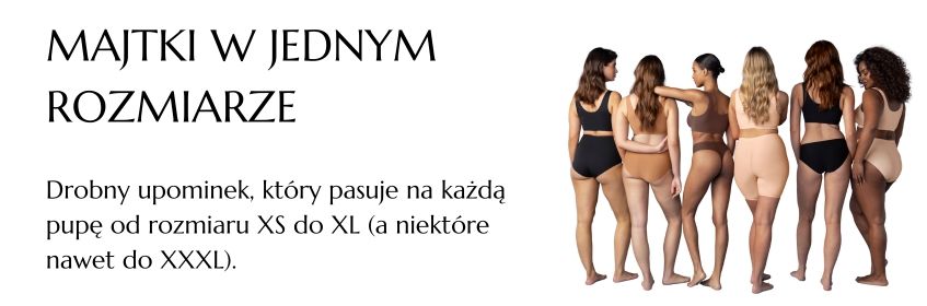 majtki w jednym rozmiarze